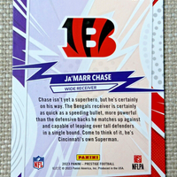 Ja’marr Chase 2023 Panini Prestige Heroes Series Mint Card #H-8