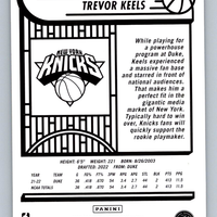 Trevor Keels 2022 2023 Panini Hoops Basketball Series Mint Rookie Card #267