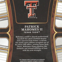 Patrick Mahomes 2023 Panini Select Draft Picks Blue Series Mint Card #26