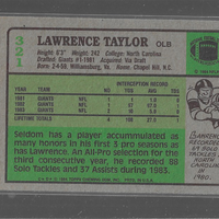 Lawrence Taylor 1984 Topps Mint Card #321