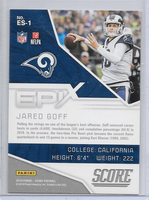 Jared Goff 2019 Score Epix Season Series Mint Card #ES-1
