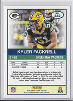 Kyler Fackrell 2019 Panini Score Scorecard Series Mint Card #232
