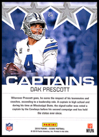 Dak Prescott 2019 Score Captains Series Mint Card #C-4
