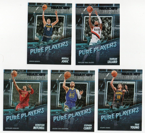 2023 2024 Hoops NBA Basketball Series Complete Mint Pure Players Set with Lebron, Curry++