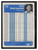 Carl Yastrzemski 1984 Fleer Series Mint Card #412
