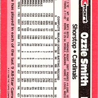 Ozzie Smith 1990 Topps Kmart Super Stars Series Mint Card #4