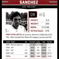 Mark Sanchez 2009 Sage Hit Series Mint Rookie Card #6