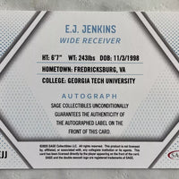 E.J. Jenkins 2023 Sage Red Autograph Card #A-EJJ