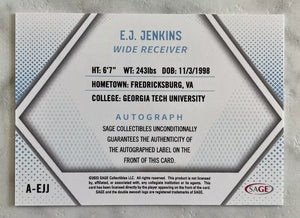 E.J. Jenkins 2023 Sage Red Autograph Card #A-EJJ