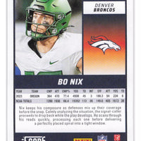 Bo Nix 2024 Panini Score Series Mint Rookie Card #332