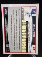 Eli Manning 2006 Topps Chrome Series Mint Card #51
