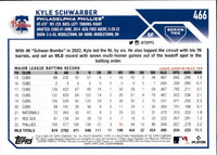Kyle Schwarber 2023 Topps Blue Series Mint Card #466
