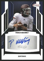 Parker Mckinney 2024 SAGE ROOKIE Autograph Card #A-PM
