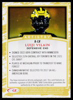 Luiji Vilain 2022 SAGE Artistry Autograph Series Mint Rookie Card #A-LV
