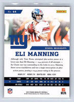 Eli Manning 2013 Absolute Series Mint Card #64
