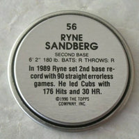 Ryne Sandberg 1990 Topps Baseball Coin #56