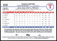 Evan Carter 2024 Topps Holiday Series Mint Rookie Card #H141
