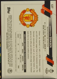 Christian Eriksen 2022 2023 Topps UEFA Club Competitions Inferno Foil Series Mint Card #127