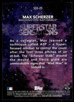 Max Scherzer 2018 Topps Superstar Sensations Series Mint Card  #SSS25

