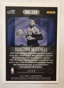 Donovan Mitchell 2020 2021 Panini  Illusions Series Mint Card #132