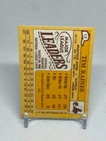 Tim Raines 1987 Topps Mini League Leaders Series Mint Card #17
