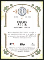 Orlando Arcia 2022 Topps Gypsy Queen Green Card #213

