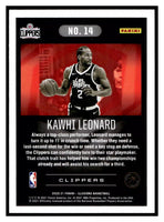 Kawhi Leonard 2020 2021 Panini  Illusions Series Mint Card #14
