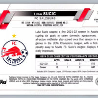 Luka Sucic 2022 2023 Topps UEFA Club Competitions Series Mint Card #95