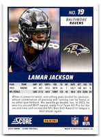 Lamar Jackson 2024 Panini Score Series Mint Card #19
