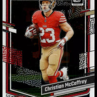 Christian McCaffrey 2023 Panini Donruss Optic Series Mint Card #169