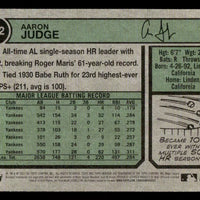 Aaron Judge 2023 Topps Heritage Series Mint Card #152