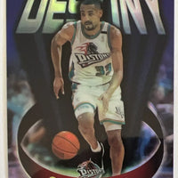 Grant Hill 1997 1998 Topps Chrome Destiny Refractor Series Mint Card #D1