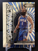 James Harden 2023 2024 Panini Prizm Dominance Series Mint Card #21
