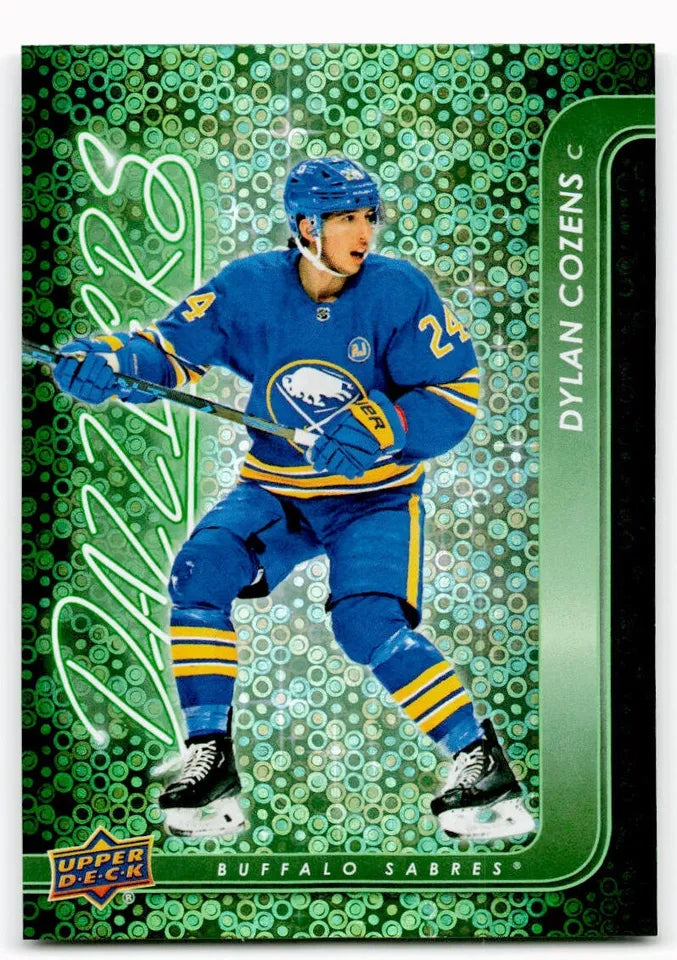 Dylan Cozens 2024 2025 Upper Deck Green Dazzlers Series Mint Card #DZ-22