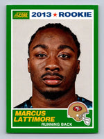 Marshon Lattimore 2013 Score Series Mint Rookie Card #397
