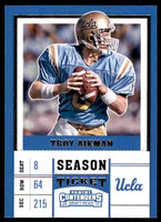 Troy Aikman 2017 Panini Contenders Season Ticket Series Mint Card #99
