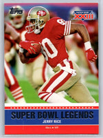 Jerry Rice 2011 Topps Super Bowl Legends Series Mint Card #SBL-XXIII

