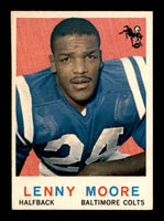 Lenny Moore 1959 Topps VG Condition Card #100
