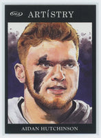 Aidan Hutchinson 2022 Sage Artistry Series Mint Rookie Card #91
