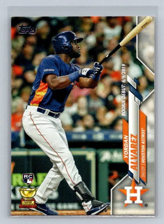 Yordan Alvarez 2020 Topps Update Series Mint Rookie Card  #U-300