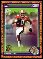 Jerry Rice 2024 Panini Score Halloween Orange Pumpkin Series Mint Card #298
