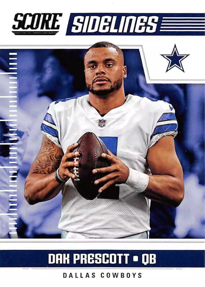 Dak Prescott 2018 Score Sidelines Mint Card #5