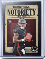 Michael Penix Jr 2024 Panini Mosaic Notoriety Series Mint Card #20
