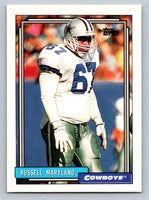Russell Maryland 1992 Topps Series Mint Card #7393 from the High Number Set
