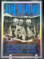 Nathan MacKinnon and Cale Makar 2024 2025 Upper Deck On Tour Series Card #OT2
