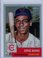 Ernie Banks 2022 Topps Chrome Platinum Anniversary Mint Card #14
