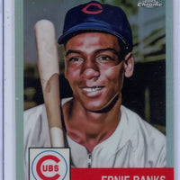 Ernie Banks 2022 Topps Chrome Platinum Anniversary Mint Card #14