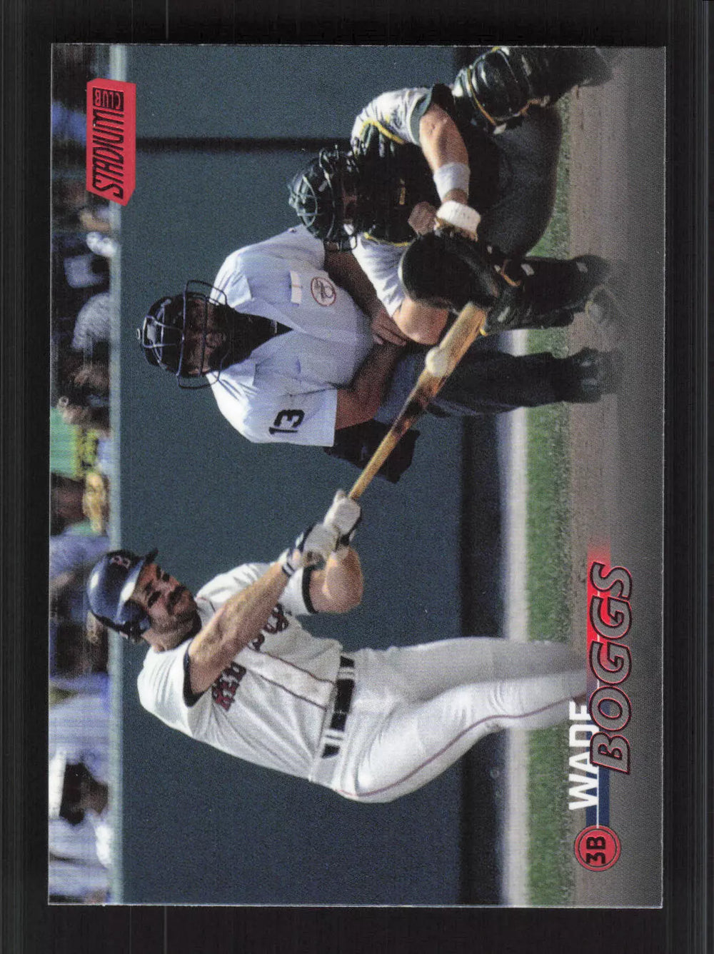 Wade Boggs 2023 Stadium Club Red Series Mint Card #240