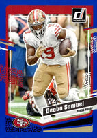 Deebo Samuel 2023 Donruss Press Proof Blue Series Mint Card #268
