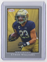 Kyren Williams 2022 Sage Artistry Silver Series Mint Rookie Card #73

